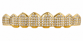 Grillz Premium Gold – Double Rangée Zircon