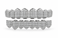 Grillz Silver Premium – Full Diamond Set
