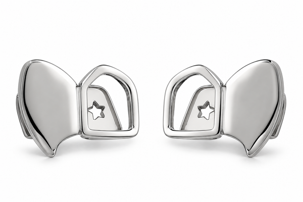 Grillz Premium Chrome Étoile – Design Argenté