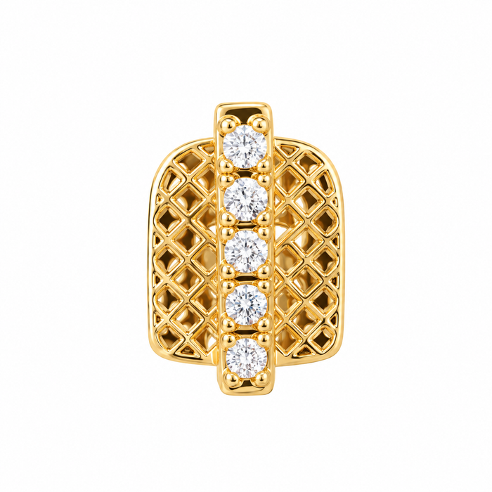 Grillz Silver and Gold Premium – Diamond Lattice