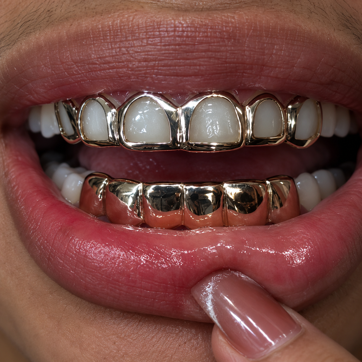 Grillz Chrome Premium – Open Frame & Solid Bottom