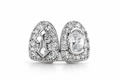 Grillz Silver & Gold Premium – Iced Cross Edition
