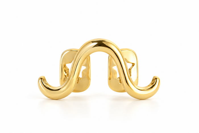 Grillz Silver and Gold Premium – Moustache Edition