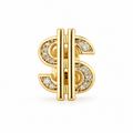 Grillz Silver Premium – Dollar Diamond