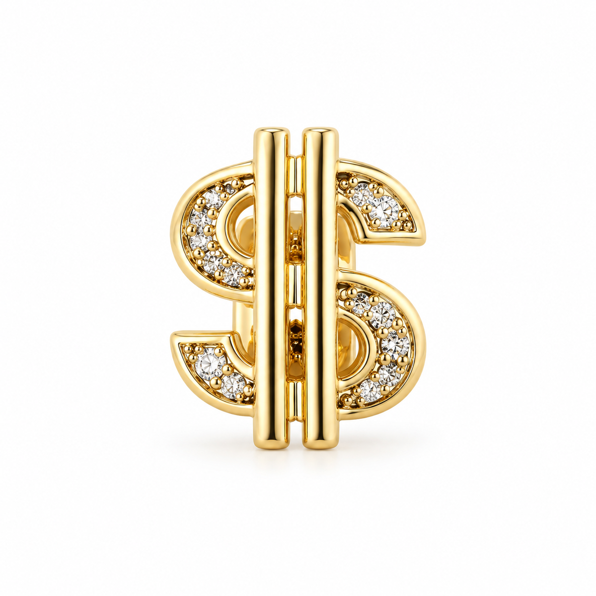 Grillz Silver Premium – Dollar Diamond
