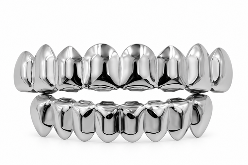 Grillz Chrome Premium – Full Set Silver