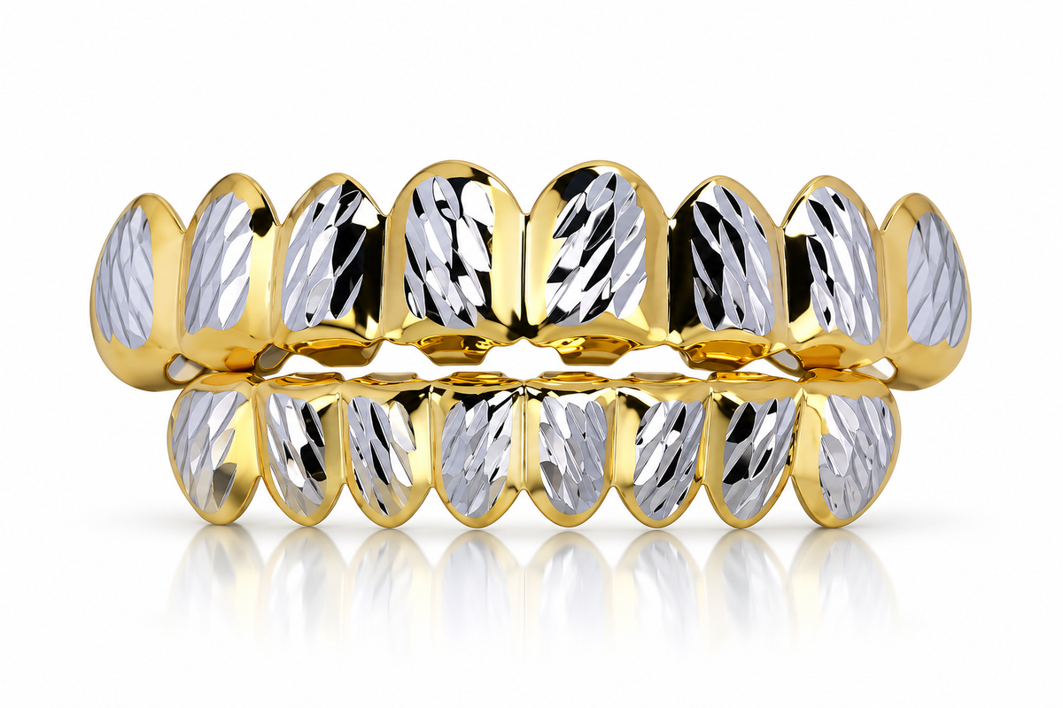 Grillz Gold & Silver Premium – Diamond Cut Edition